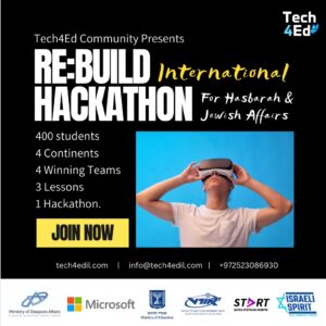ORT Network took part in a transcontinental youth hackathon on the topic of awareness and the fight against anti-Semitism in the world.